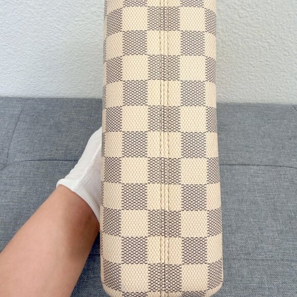 Louis Vuitton Croisette Damier Azur Canvas Top Handle Crossbody Bag - Picture 5 of 14